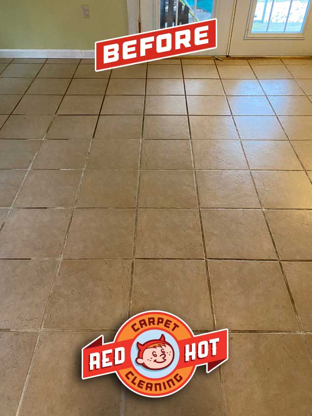 Grout Color Seal State College PA Before Grout Color Seal State College PA Before