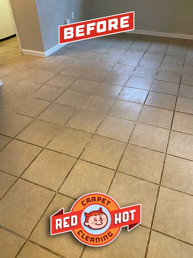 Grout Color Seal State College PA Before Grout Color Seal State College PA Before